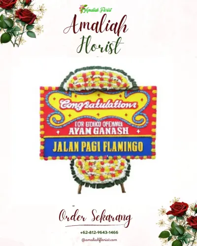Bunga Papan Congratulation di Pasiripis